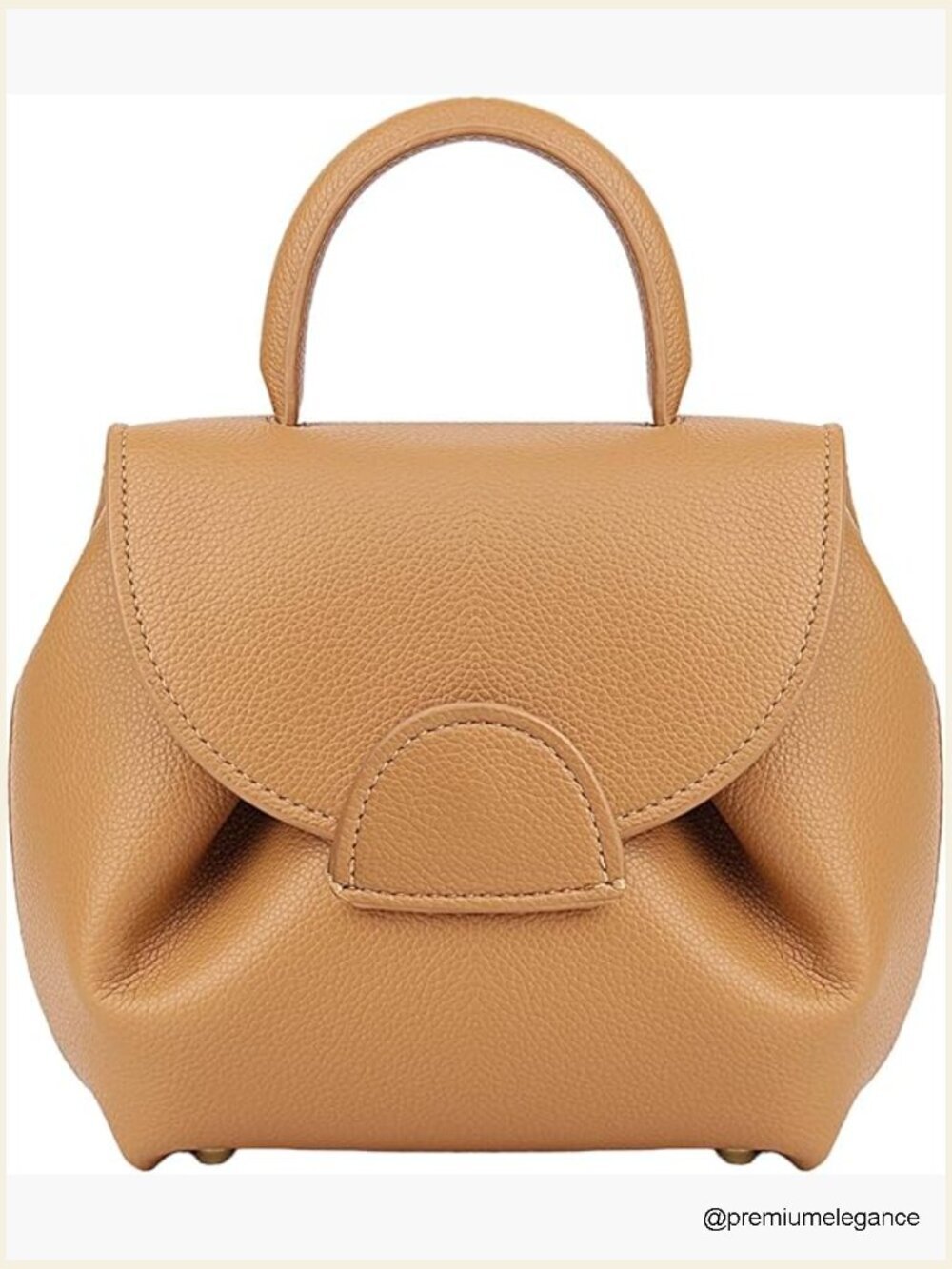 Top Handle Faux Leather Mini Shoulder Bag Handbag Purse